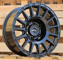 Ratlankis RACINGLINE B5877 R17x8 6x139.7 ET 15 CB 110.1 (Black Half Matt) (1100 kg)