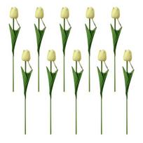 Tulip Night Light Bouquet, Glowing Artificial Flowers with Petals, Handheld LED Lamp for Home Bedroom Decor, Valentine's Day Gift for Women Her 10pcs