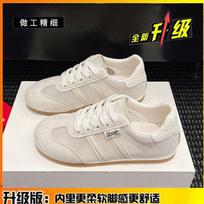 Leather mesh white shoes women's German training shoes women's shoes summer new flat casual sports Forrest Gump shoes children 35