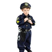 [Lhyxuuk] Police Costume for Kids - Halloween - Police Officer, Ages 3-12 - Costume, Uniform, Police Officer, Fancy Dress, Halloween Costume