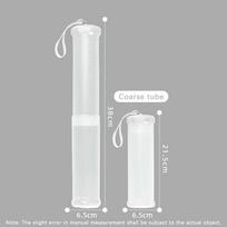 Transparent Abs Telescopic Pen Holder Art Painting Brush Pencil Holder Suitable For Outdoor Sketching Brush Storage