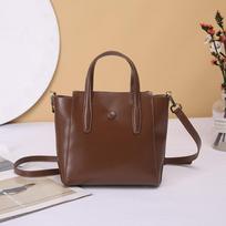 Nauja odinė rankinė, geriausiai parduodama, nešiojama viena ranka, didelės talpos, universali tote krepšys, crossbody krepšys, dizainerio prabangus krepšys 25*10*21 ruda