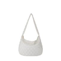 Autumn and Winter Bag Cloud Fold Large Bag Women's Casual Personality Lightweight Large-capacity Dumpling Bag Messenger Bag Size:43*38*33*11 cm
