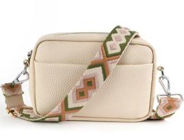 Crossbody Bags for Women Stylish Wide Strap Shoulder Bag PU Leather Daily Use Purses and Handbags with Zipper