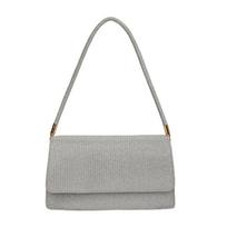 Women Evening Clutch Bags Elegant Luxury Female Silver/Black/White Clutch Wedding Purse Party Handbag Ladies Chain Shoulder Bags sidabras