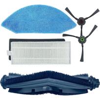 Replacement Parts for Ecovacs Deebot U2/DGN22 Robotic Vacuum Cleaner Main Rolling Brush Filter Side Brush Mop Cloth Accessory Kit