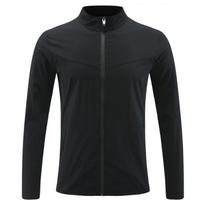 Men's Lightweight Full-Zip Running Jacket, Quick-Dry Breathable Stand Collar Athletic Outerwear M