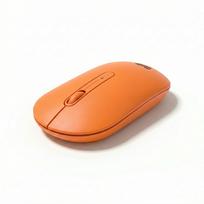 Media Monster 2.4GHz Wireless Mouse, Slim, Lightweight, Silent, 3 Buttons, DPI Switching, Uses 1 AA Battery, Earth Tone Orange (MM-MOU3BOR)