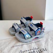 Children's Velcro Light Sandals - New Style, Non-Slip, Soft Sole, Summer Beach Shoes for Boys and Girls Size 23