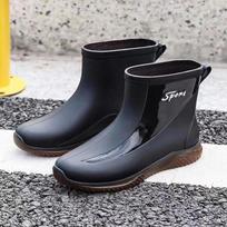 Waterproof Non Slip Wear-resistant Men Rain Boots Casual Trendy Large Size Footwear For Chef Fishing Outdoor Working 39