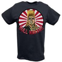 Bull Nakano Red White Stripes Black T-shirt S
