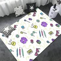 Cute Tooth Dentist Area Rug Carpet Children's Room Mat Living Room Bedroom Sofa Welcome Rug Home Decor Kids Non-slip Floor Mat 40x60cm