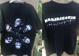 NEW Rammstein 1998 Sehnsucht T-Shirt L