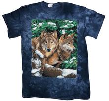 Wolf Shirt Tie Dye Tee Nature Wildlife T-shirts Gifts Wolves L
