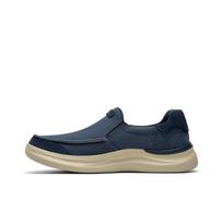 Skechers Hasting Slip-On Comfortable Simple Versatile Low-Top Casual Shoes Men sneaker Navy-Blue 205366-NVY 40