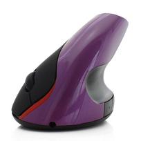 NAMOTUOFO Wireless Mouse, Vertical Charging Mode, Mute Mouse (with BackForward Buttons), Ultimate Grip Design, Purple