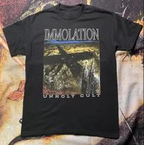 Vintage Immolation Unholy cult unisex short sleeve T-shirt size S-5XL XL