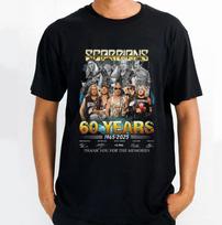Scorpions 60 Years 1965 2026 Thank You For The Memories T-shirt size S-5XL M
