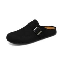 Men Wide Fit Closed Toe Mule Sandals Breathable Casual Outdoor Slip On Comfort Shoes Size 39-46 Lightweight Soft Sole Daily Wear 39