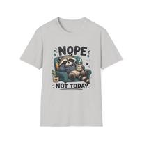 Nope Not Today raccoon Children's Children's T  Children's T-shirt | Lazy Racoon Funny graphic tee 100