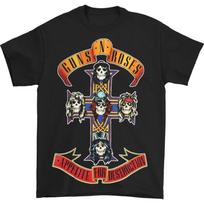 GUNS N' ROSES cd cvr JUMBO CROSS Official SHIRT MED Appetite for Destruction 4XL