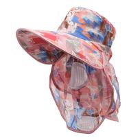 Wide Brim Sun Protection Hat Sunscreen Face Covering Sunhat Women Fisherman Hat  Cycling