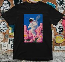 Astronaut Flower Field T Shirt Space Dream Art Vaporwave Pastel Aesthetic Unisex XL