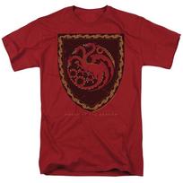 House Of The Dragon - Dragon Shield Vintage -  Unisex Children's T-shirt - Red 100