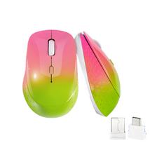 [Type-C + USB-A Receiver] Wireless Mouse, 2.4G, Silent, 3-Stage DPI (80012001600), 3 Energy-Saving Modes, Suitable for OfficeHomeLibrary Use,