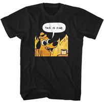 This Is Fine - Cutout - Officially Licensed American Classics - Front Print Soli 110