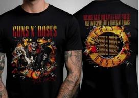 Gun N Rose Skeletons Tour 2026 Two Sided Unisex T-Shirt1 M