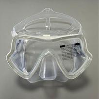 Silicone/Tempered Glass Adult Diving Goggles - Unisex Frog Eyes Mask One Size