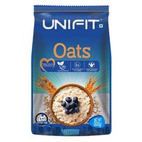 UNIFIT Oats 100% Natural Wholegrain | High Protein & Fibre | Diet Food | Oats for Weight Management & Reducing Cholesterol Rolled Oats 500g