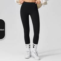 Nude Feeling High-Waisted Butt Lifting Yoga Pants: Peach Butt, Tummy Control, Slimming Fit, No Embarrassing Lines L juoda