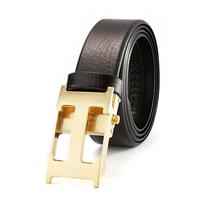 Men's Genuine Leather Automatic Buckle Belt 105-130 CM ruda