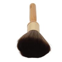 Ergonomic Handle Neck Duster Brush Beech Wood Barber Neck Duster Broken Hair Brush  Barber Use