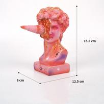 Colored David Abstract Figure Sculpture Nude Sculpture Ice Cream David Resin Handicraft Decorative Figurines Home Decoration