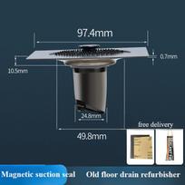 Stainless Steel Sewer Deodorant Core Insect And Odor Proof Floor Drain for Bathroom Kitchen Renovation