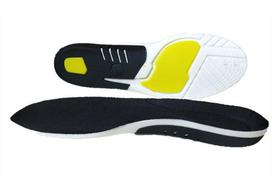 PU Silicone Full Pad Sports Shoe Insoles with Heel Pads 46-48 Cuttable