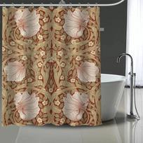 William Morris Art Custom Pattern Polyester Bath Curtain 180x180cm Shower Curta DIY Bath Screen Printed Curtain For Bathroom (as the picture,180x180cm)