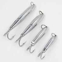Middle East Deep Sea Trolling Hooks: Anchors & Double Hooks for Mackerel, Tuna, and Triggerfish 3.5# Milky White