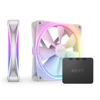 NZXT F140 RGB DUO TWIN PACK & RGB Controller [White] PC Case Fans (2 units) RF-D14DF-W1 FN1833