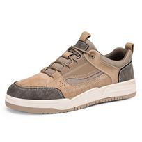 Men's Autumn Color Block German Training Shoes: Breathable Lace-Up with Thick Sole for Height Increase & Casual Board Style. 38 kviečiai
