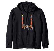 Funny Firefighter Costume for Halloween - Boys' Firefighter Costume with Zip Hoodie