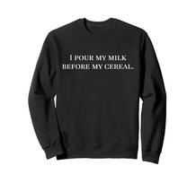 Funny Milk Before Cereal Halloween Warning Costume Foodie Trainer