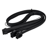 SilverStone 2 x EPS 8-pin (PSU) to 12+4-pin (GPU) 12VHPWR PCIe Gen5 Cable (Authorized Japanese Distributor)