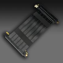 GEEEK Mini Sfx ITX Transparent Acrylic G1-SE A4 Computer Case (PCI-E-X16 Graphics Extension Cable)