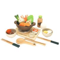 [2026 Woody Puddy Lucky Bag] First Pretend Play Hot Clay Pot Set with Magnets Wooden Toy Educational Toy Gift