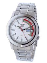SEIKO 5 Automatic Watch Silver White Dial SNKK25K1