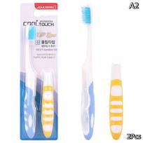 2Pcs Portable Foldable Toothbrush Travel Outdoor Camping Oral Cleaning Tools Folding Toothbrush